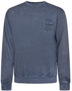 KAM Garment Dye Sweater Vintage Indigo